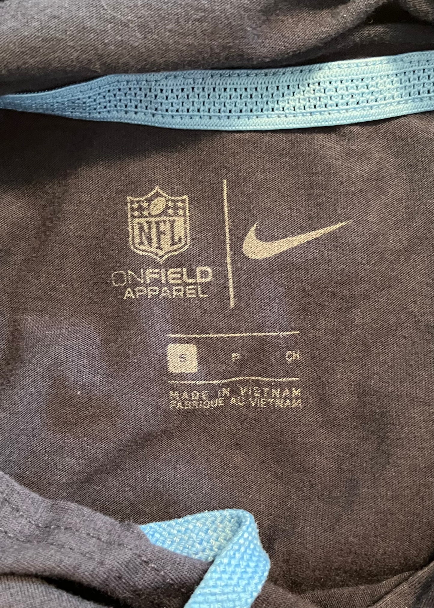 Tennessee Titans -NFL- Nike Onfield Long Sleeve Tee with Hoodie (Small)