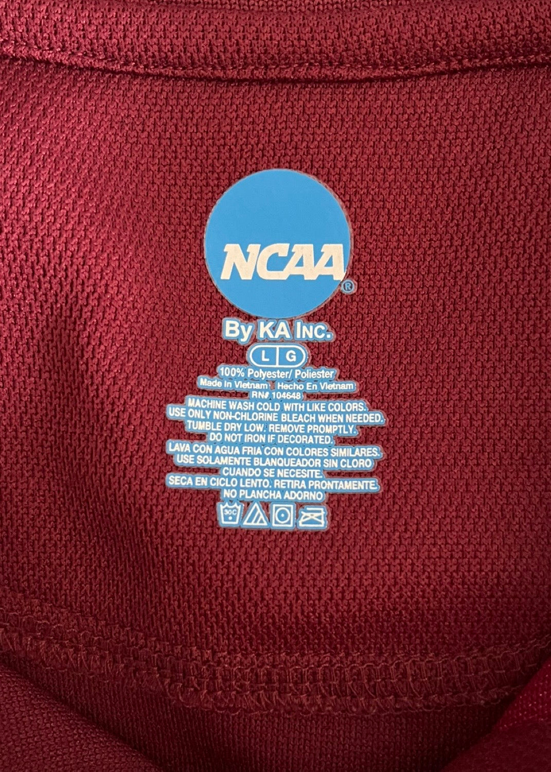 Virginia Tech - NCAA Knight Apparel Golf Shirt (Large)