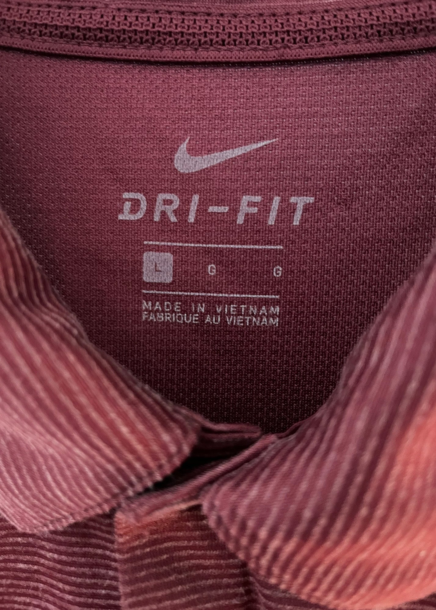 Virginia Tech - Nike Dri-Fit Golf Shirt (Large)