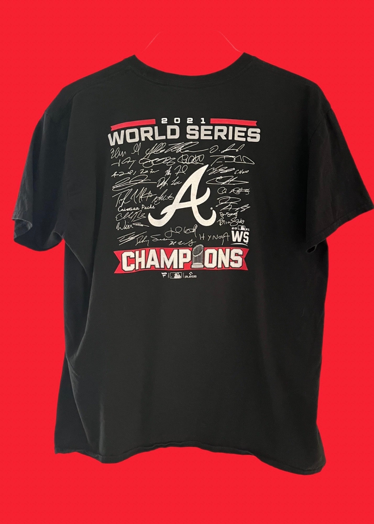 Atlanta Braves - MLB - 2021 Champions Fantatics T-Shirt (X-Large)