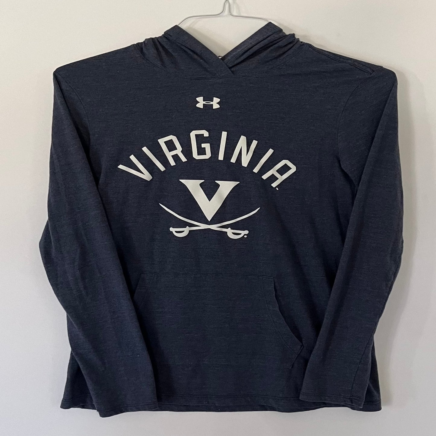 University of Virginia - Under Armour Long Sleeve Tee with Hoodie (Medium)