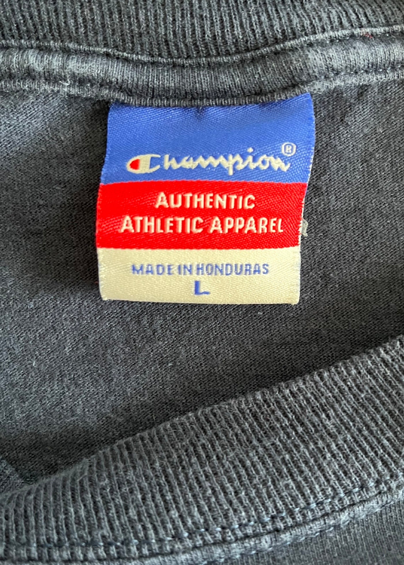 Vintage University of North Carolina - Champion Long Sleeve T-Shirt (Large)