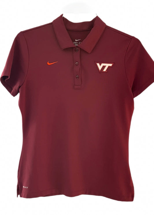 Virginia Tech - Nike Dri-Fit Golf Shirt (Large)
