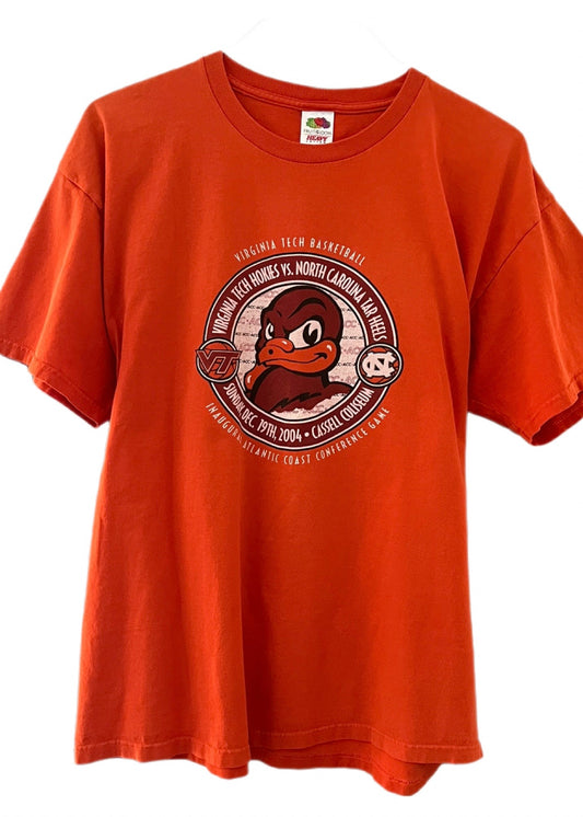 Virginia Tech - 2004 First Basketball Game in the ACC - Fruit of the Loom Tee (X- Large)