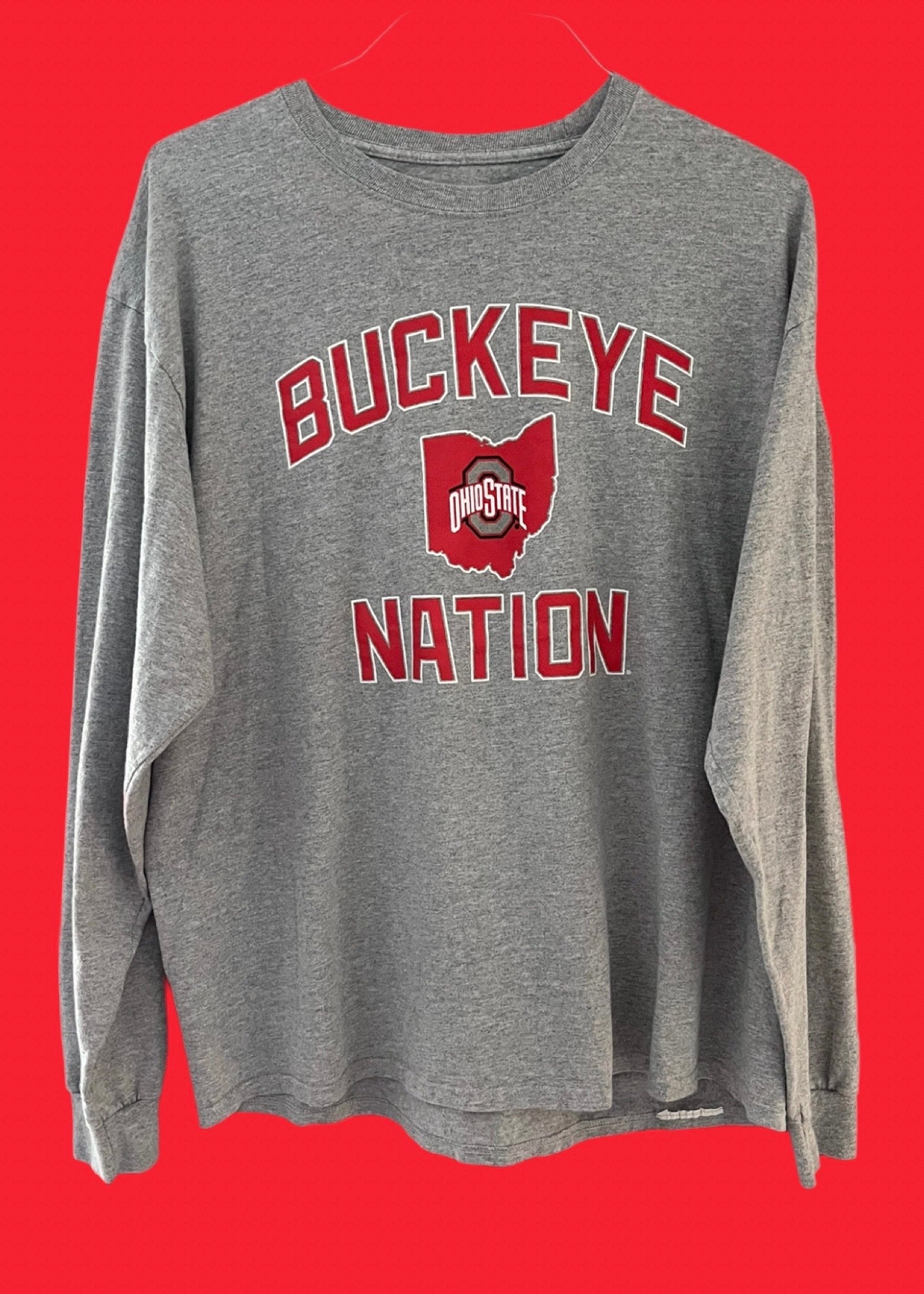 Ohio State University - Russell Athletic Long Sleeve T-Shirt (X-Large)
