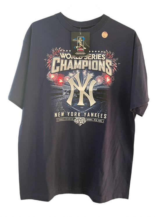 Vintage New York Yankees 2009 World Series Champions - MLB - Majestic T-Shirt NWT (Large)