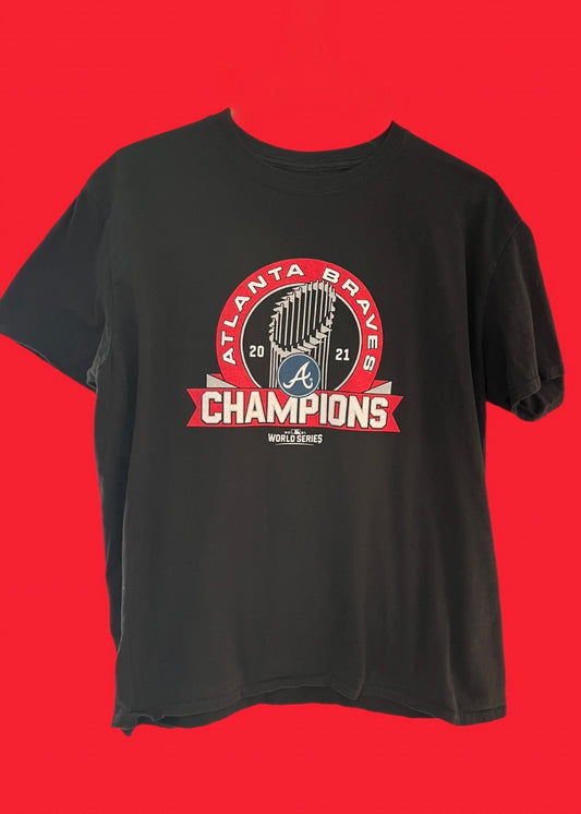 Atlanta Braves - MLB - 2021 Champions Fantatics T-Shirt (X-Large)