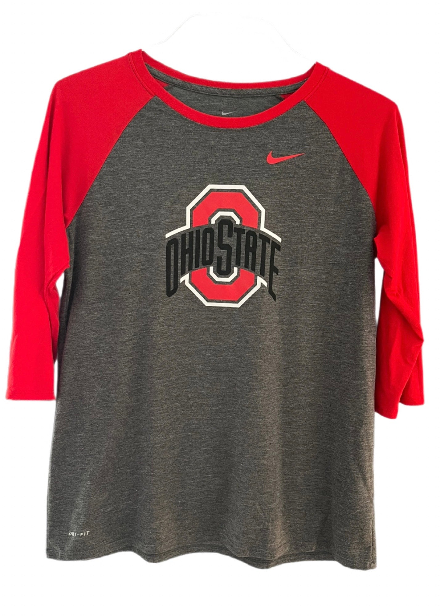 Ohio State University - Nike Dri-Fit Mid-Sleeve T-Shirt (Large)