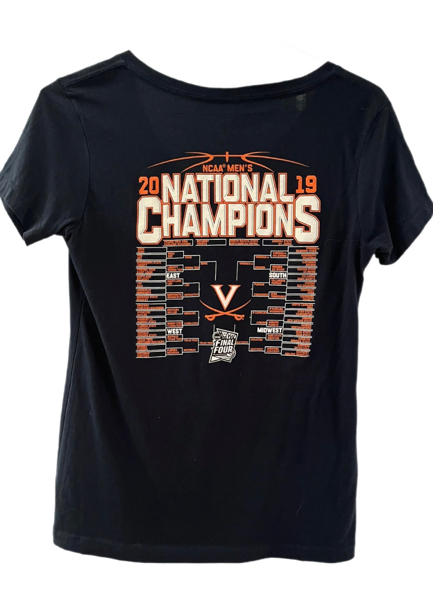 University of Virginia - 2019 Mens Basketball Nation Champions - Blue 84 T-Shirt (Large)