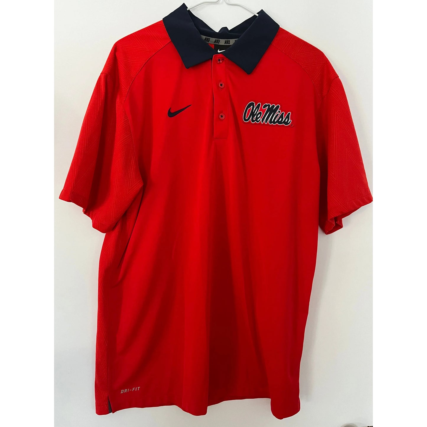 Ole Miss University of Mississippi - Nike Dri-Fit Golf Shirt (Large)