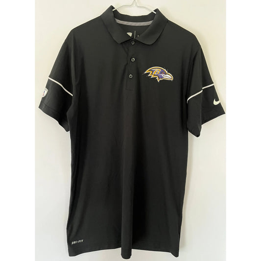 Baltimore Ravens - NFL - Nike Dri-Fit Golf Shirt (Large)