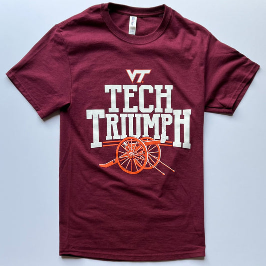 Virginia Tech - Jerzees Dri-Power Tee (Small)