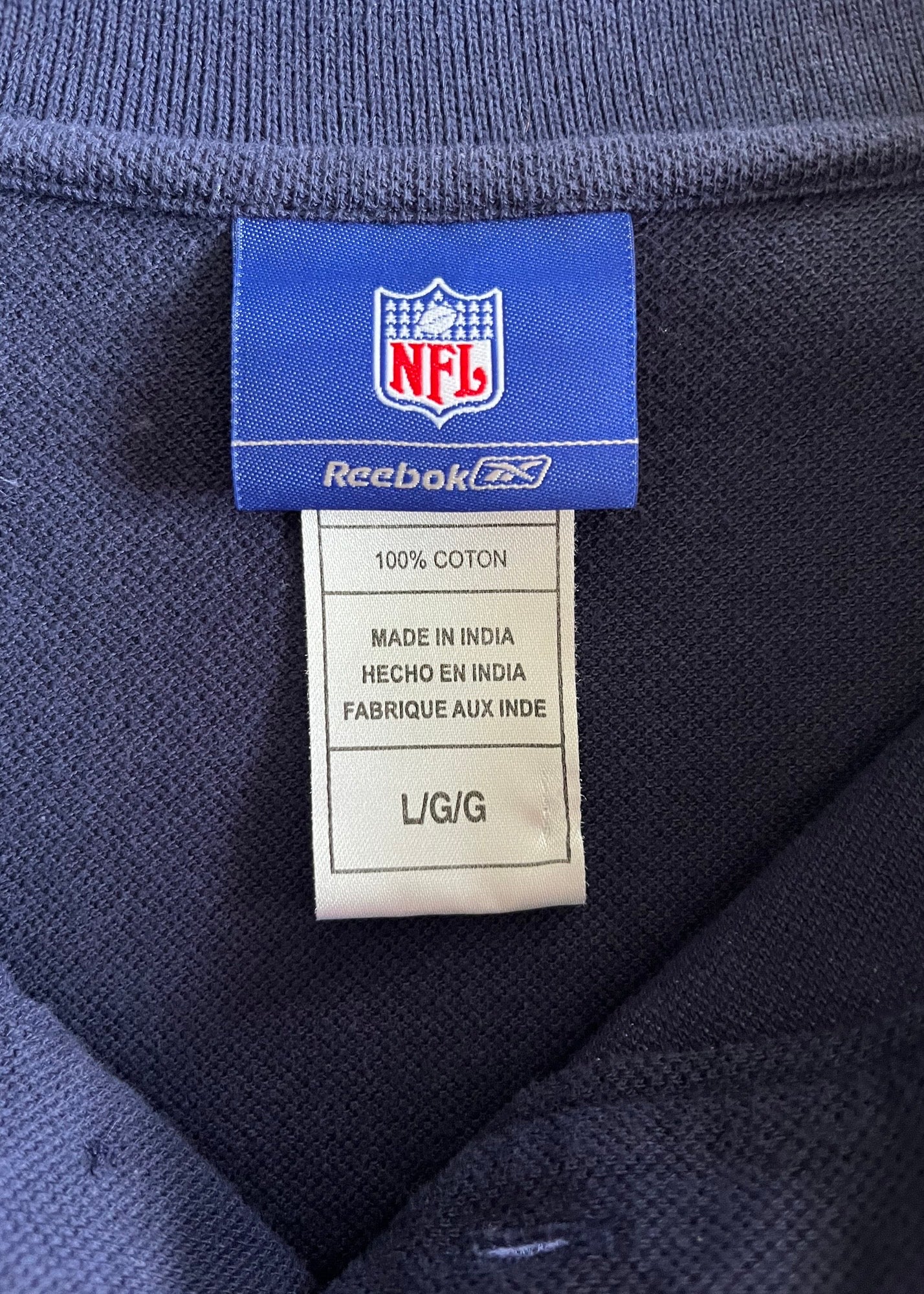 New England Patriots - Reebok Golf Shirt (Large)