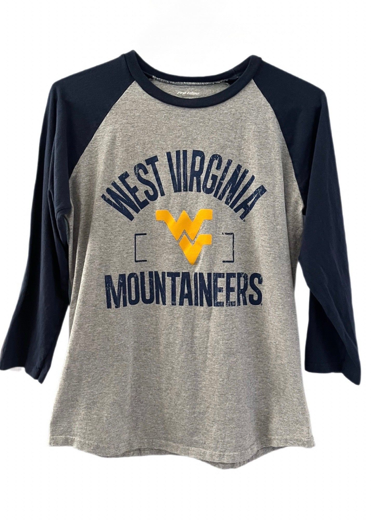 West Virginia University - Pro Edge Mid-Sleeve T-Shirt (Large)