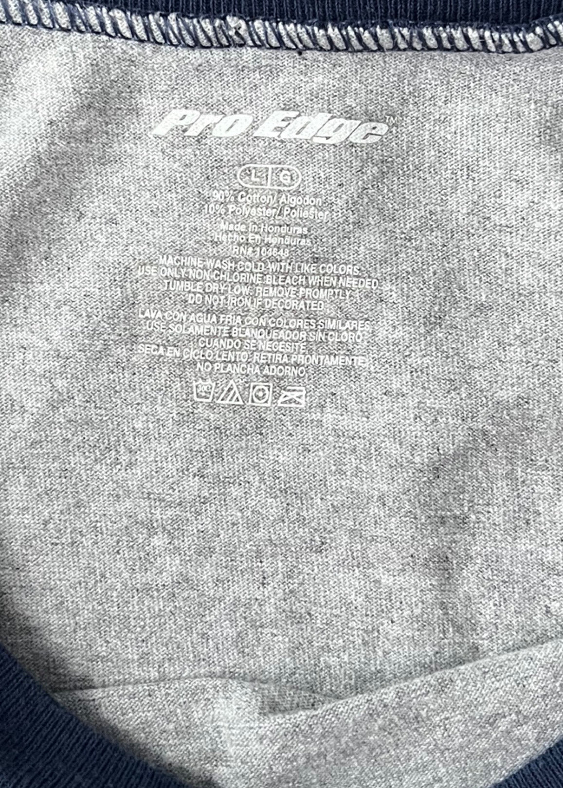 West Virginia University - Pro Edge Mid-Sleeve T-Shirt (Large)