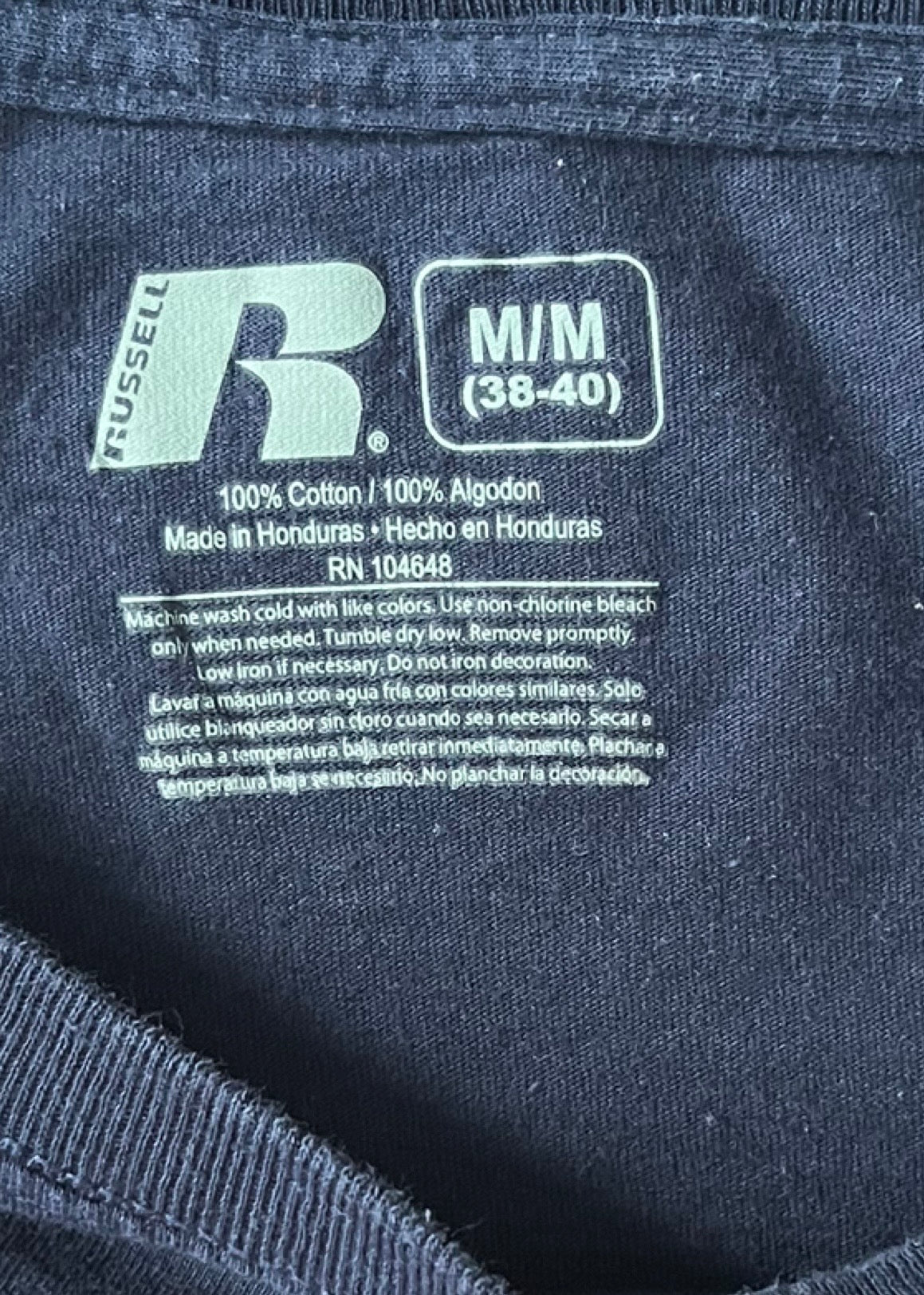 West Virginia University - Russell Athletic T-Shirt (Medium)